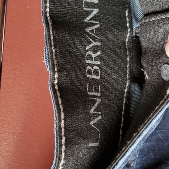 Lane Bryant Skinny blue jeans tummy Tightening technology size 24 - Picture 3 of 12